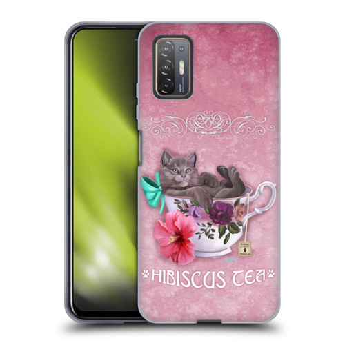 Ash Evans Graphics Hibiscus Tea Soft Gel Case for HTC Desire 21 Pro 5G