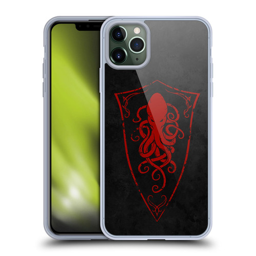 Christos Karapanos Key Art Octopus Shield Logo Soft Gel Case for Apple iPhone 11 Pro Max