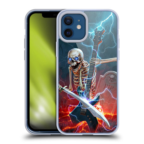 Christos Karapanos Key Art Metal Skeleton Soft Gel Case for Apple iPhone 12 / iPhone 12 Pro
