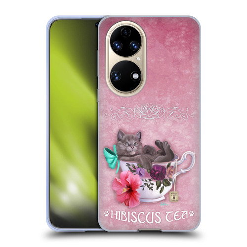 Ash Evans Graphics Hibiscus Tea Soft Gel Case for Huawei P50