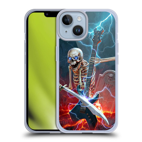 Christos Karapanos Key Art Metal Skeleton Soft Gel Case for Apple iPhone 14