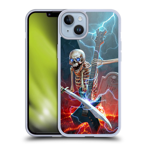 Christos Karapanos Key Art Metal Skeleton Soft Gel Case for Apple iPhone 14 Plus