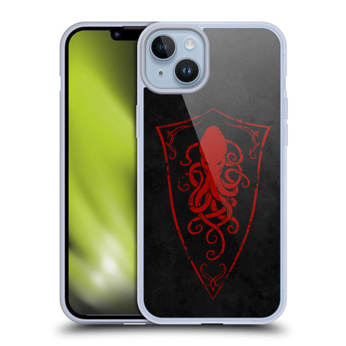 Christos Karapanos Key Art Octopus Shield Logo Soft Gel Case for Apple iPhone 14 Plus