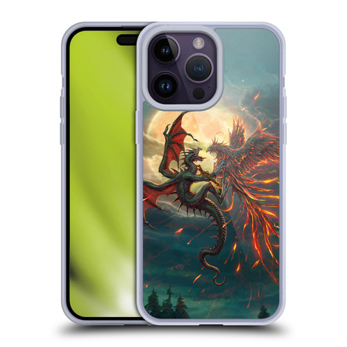 Christos Karapanos Key Art Against Soft Gel Case for Apple iPhone 14 Pro Max