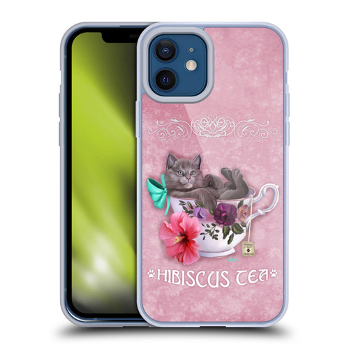 Ash Evans Graphics Hibiscus Tea Soft Gel Case for Apple iPhone 12 / iPhone 12 Pro