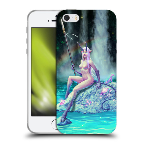 Christos Karapanos Key Art The Waterfall Soft Gel Case for Apple iPhone 5 / 5s / iPhone SE 2016