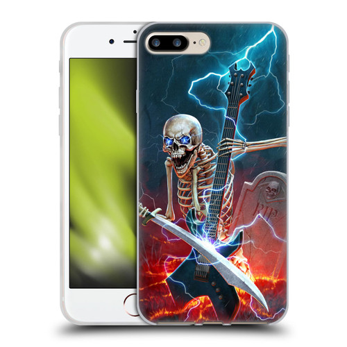 Christos Karapanos Key Art Metal Skeleton Soft Gel Case for Apple iPhone 7 Plus / iPhone 8 Plus