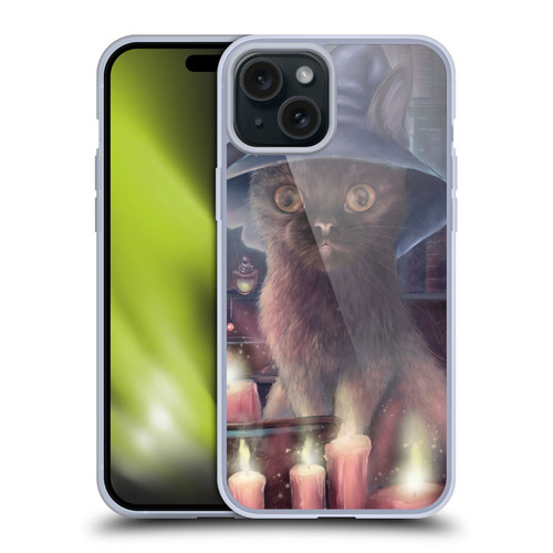 Ash Evans Graphics Toil And Trouble Soft Gel Case for Apple iPhone 15 Plus