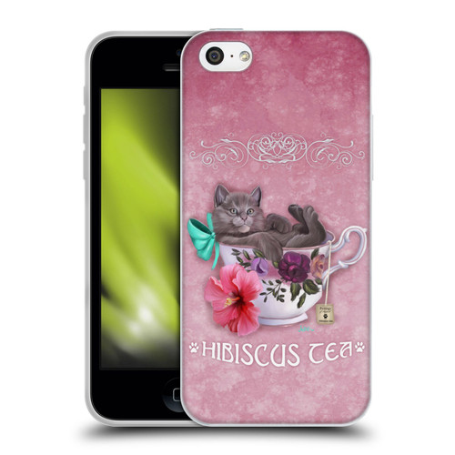Ash Evans Graphics Hibiscus Tea Soft Gel Case for Apple iPhone 5c