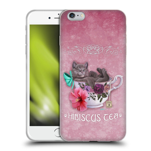 Ash Evans Graphics Hibiscus Tea Soft Gel Case for Apple iPhone 6 Plus / iPhone 6s Plus