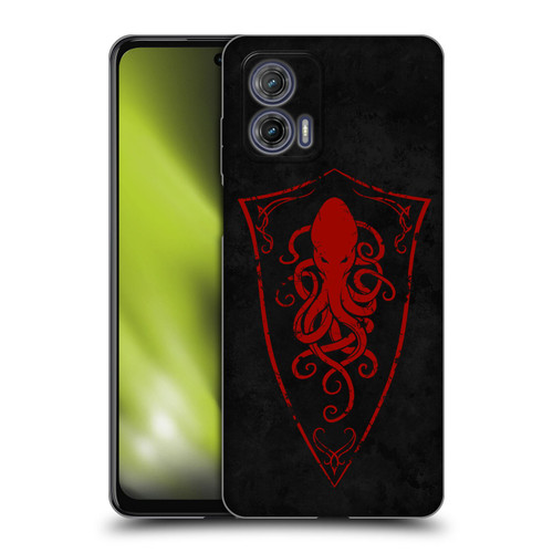 Christos Karapanos Key Art Octopus Shield Logo Soft Gel Case for Motorola Moto G73 5G