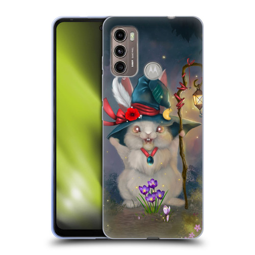 Ash Evans Graphics Magic Bunny Soft Gel Case for Motorola Moto G60 / Moto G40 Fusion