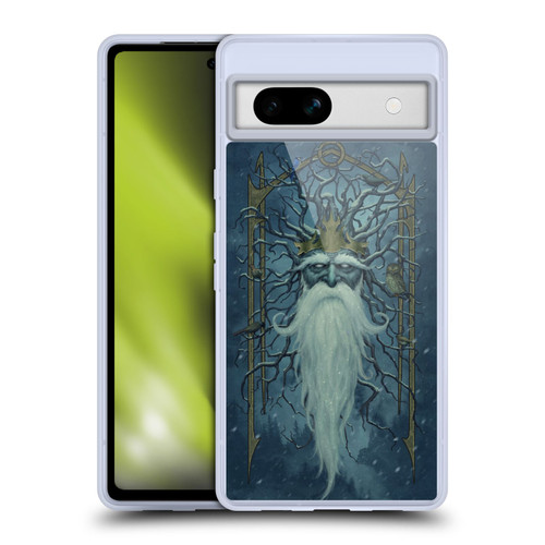 Christos Karapanos Key Art Winter Soft Gel Case for Google Pixel 7a