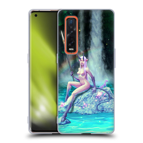 Christos Karapanos Key Art The Waterfall Soft Gel Case for OPPO Find X2 Pro 5G