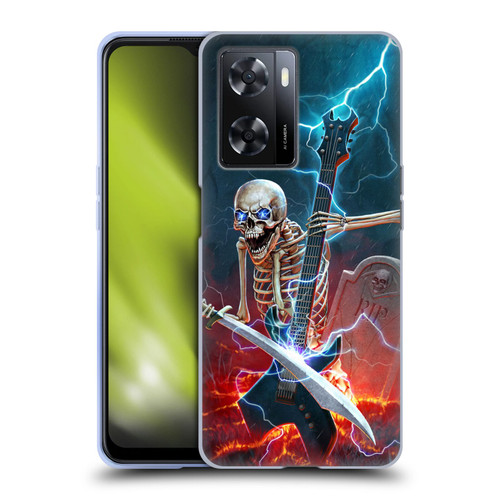 Christos Karapanos Key Art Metal Skeleton Soft Gel Case for OPPO A57s