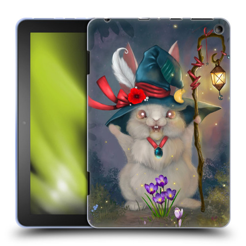 Ash Evans Graphics Magic Bunny Soft Gel Case for Amazon Fire HD 8/Fire HD 8 Plus 2020