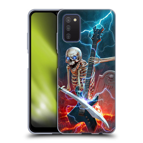 Christos Karapanos Key Art Metal Skeleton Soft Gel Case for Samsung Galaxy A03s (2021)