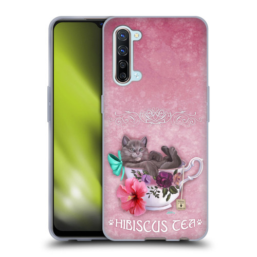 Ash Evans Graphics Hibiscus Tea Soft Gel Case for OPPO Find X2 Lite 5G