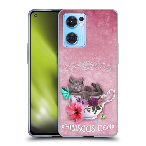 Ash Evans Graphics Hibiscus Tea Soft Gel Case for OPPO Reno7 5G / Find X5 Lite