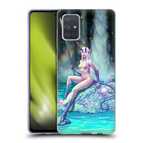 Christos Karapanos Key Art The Waterfall Soft Gel Case for Samsung Galaxy A71 (2019)