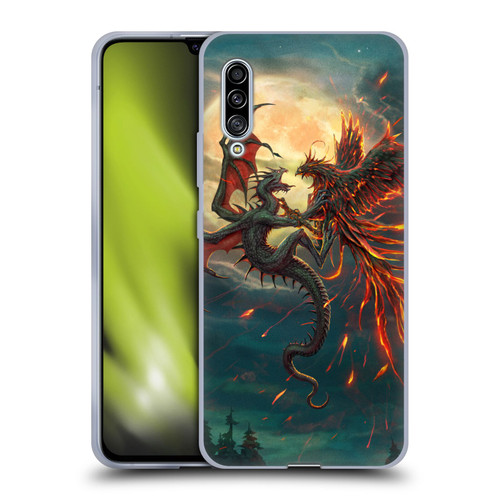 Christos Karapanos Key Art Against Soft Gel Case for Samsung Galaxy A90 5G (2019)