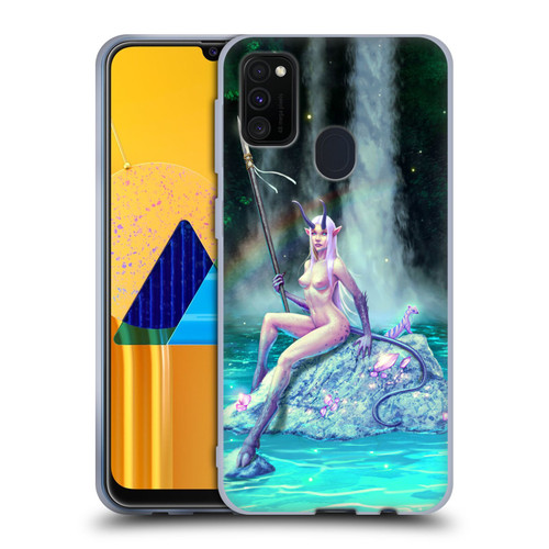 Christos Karapanos Key Art The Waterfall Soft Gel Case for Samsung Galaxy M30s (2019)/M21 (2020)