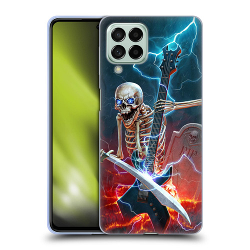 Christos Karapanos Key Art Metal Skeleton Soft Gel Case for Samsung Galaxy M53 (2022)