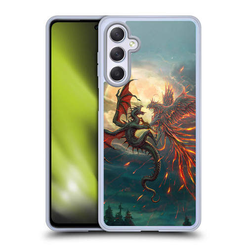 Christos Karapanos Key Art Against Soft Gel Case for Samsung Galaxy M54 5G