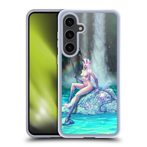 Christos Karapanos Key Art The Waterfall Soft Gel Case for Samsung Galaxy S24+ 5G