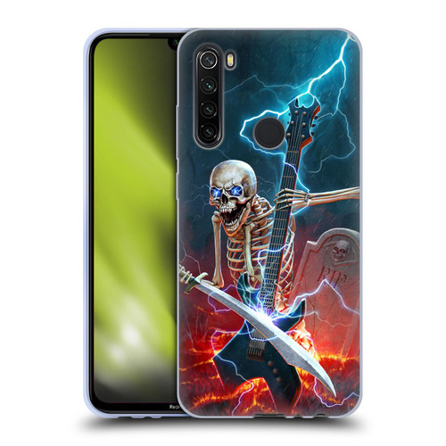 Christos Karapanos Key Art Metal Skeleton Soft Gel Case for Xiaomi Redmi Note 8T