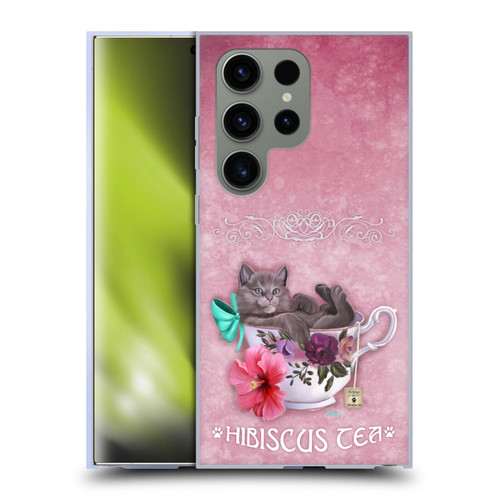 Ash Evans Graphics Hibiscus Tea Soft Gel Case for Samsung Galaxy S24 Ultra 5G