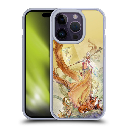 Stephanie Law Art Violin Soft Gel Case for Apple iPhone 14 Pro