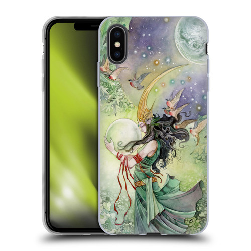 Stephanie Law Art World Soft Gel Case for Apple iPhone XS Max
