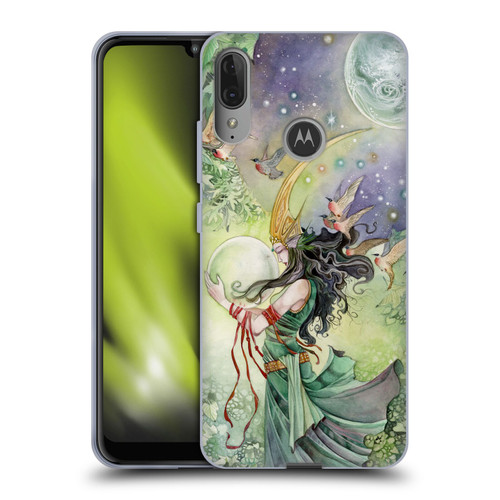 Stephanie Law Art World Soft Gel Case for Motorola Moto E6 Plus