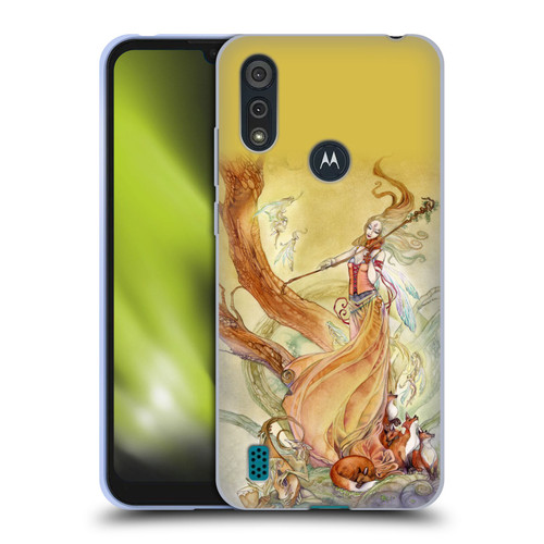 Stephanie Law Art Violin Soft Gel Case for Motorola Moto E6s (2020)