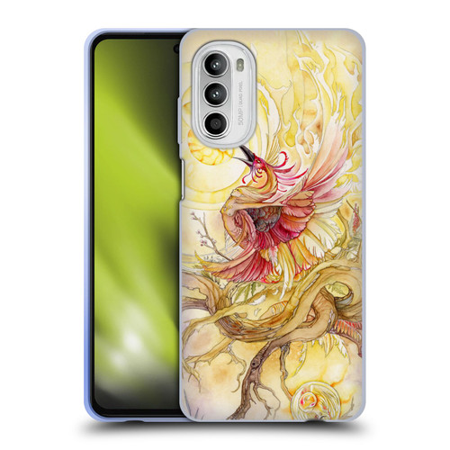Stephanie Law Art Phoenix Soft Gel Case for Motorola Moto G52