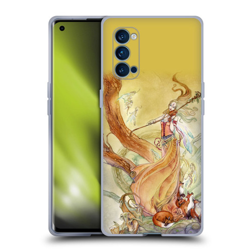 Stephanie Law Art Violin Soft Gel Case for OPPO Reno 4 Pro 5G