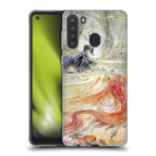 Stephanie Law Art Pure Heart Soft Gel Case for Samsung Galaxy A21 (2020)