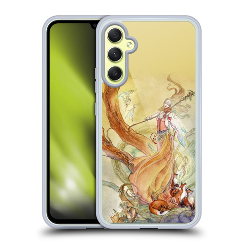 Stephanie Law Art Violin Soft Gel Case for Samsung Galaxy A34 5G