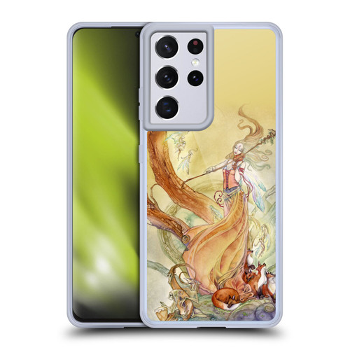 Stephanie Law Art Violin Soft Gel Case for Samsung Galaxy S21 Ultra 5G
