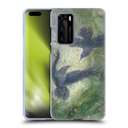 Stephanie Law Graphics Huginn And Muninn Soft Gel Case for Huawei P40 5G