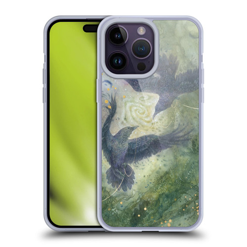 Stephanie Law Graphics Huginn And Muninn Soft Gel Case for Apple iPhone 14 Pro Max
