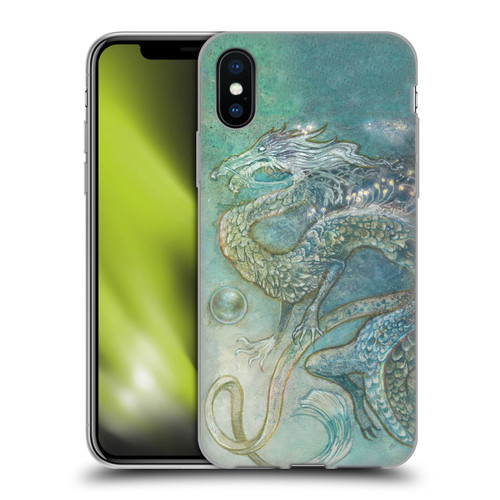 Stephanie Law Graphics Dragon Soft Gel Case for Apple iPhone X / iPhone XS