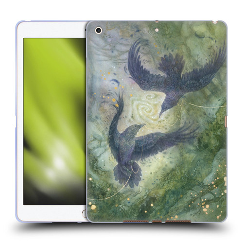 Stephanie Law Graphics Huginn And Muninn Soft Gel Case for Apple iPad 10.2 2019/2020/2021