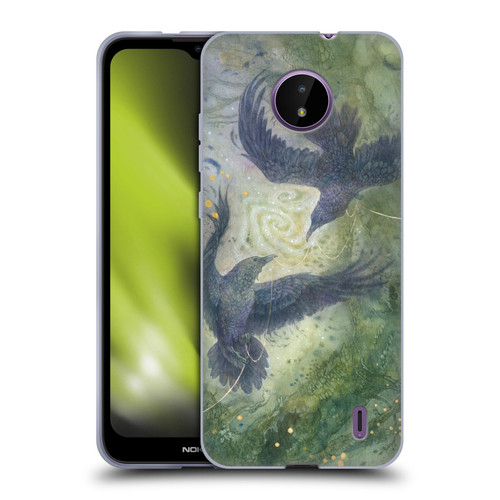 Stephanie Law Graphics Huginn And Muninn Soft Gel Case for Nokia C10 / C20