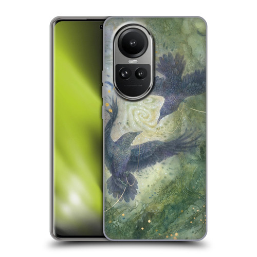 Stephanie Law Graphics Huginn And Muninn Soft Gel Case for OPPO Reno10 5G / Reno10 Pro 5G