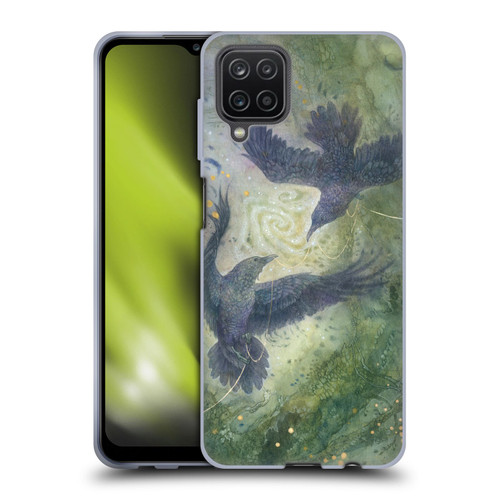 Stephanie Law Graphics Huginn And Muninn Soft Gel Case for Samsung Galaxy A12 (2020)