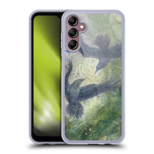 Stephanie Law Graphics Huginn And Muninn Soft Gel Case for Samsung Galaxy A14 5G