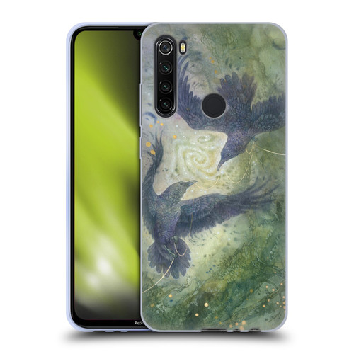 Stephanie Law Graphics Huginn And Muninn Soft Gel Case for Xiaomi Redmi Note 8T