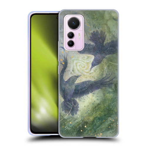 Stephanie Law Graphics Huginn And Muninn Soft Gel Case for Xiaomi 12 Lite